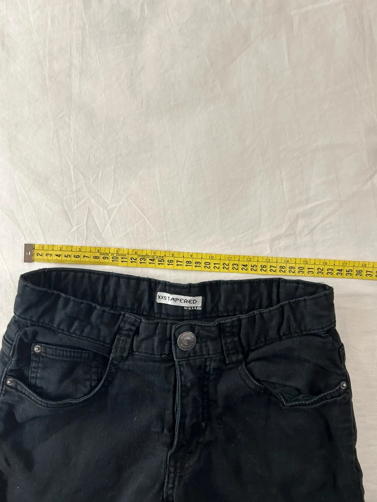 Kiabi black denim shorts – photo 5